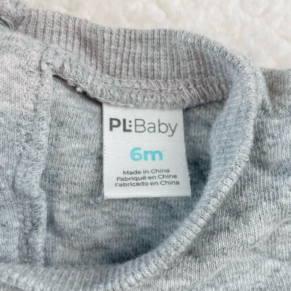 PL:BABY • Grey/Green/Black Quilted Sweatshirt and Joggers Matching Set - Picture 13 of 16